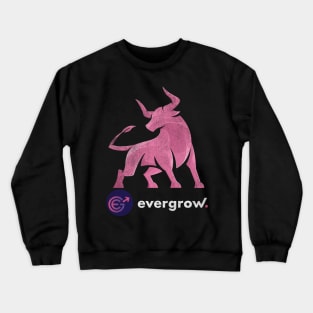 Bull Market Evergrow Crypto EGC Coin To The Moon Crypto Token Cryptocurrency Wallet Birthday Gift For Men Women Kids Crewneck Sweatshirt